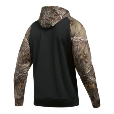 black and camo under armour hoodie