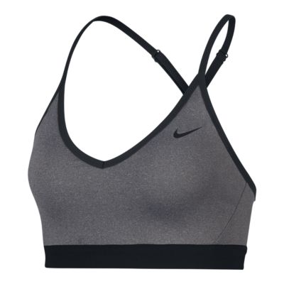 grey sports bra nike