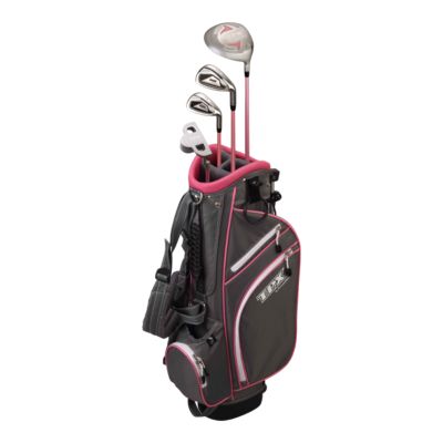 Powerbilt Girls' TPX Junior Tour Complete Golf Set, Ages 58, Bag