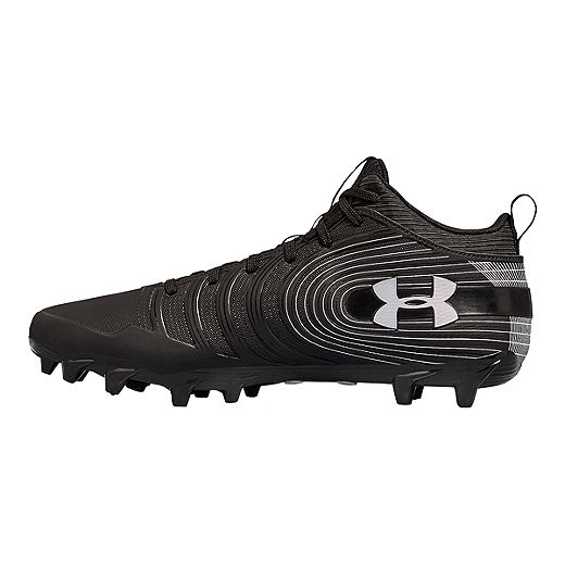 Details about   Mens Under Armour Nitro Mid MC Football Cleats White Silver 3000181-100 New 