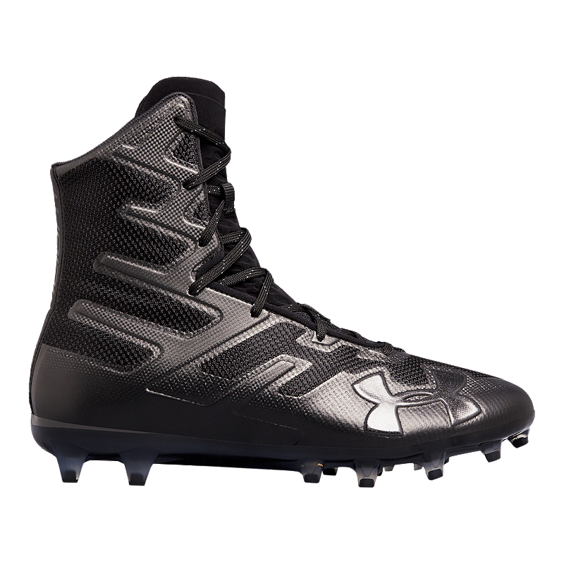 Under Armour Men S Highlight Mc Mid Football Cleats Black