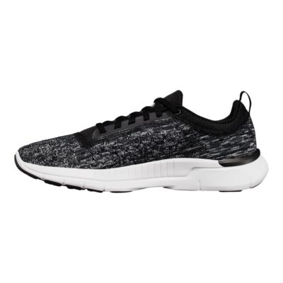 women's black under armour tennis shoes