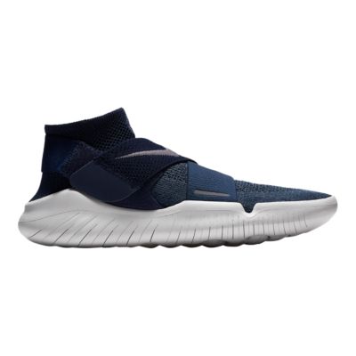 nike free rn 2017 navy blue running shoes