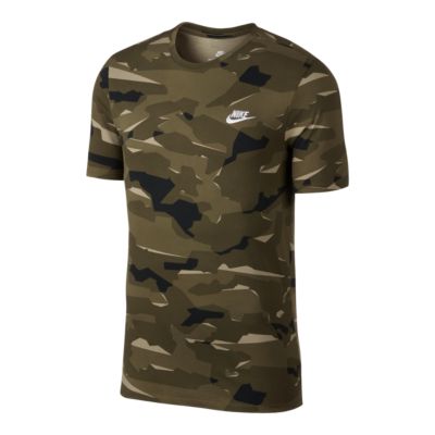 nike men's camouflage shirt