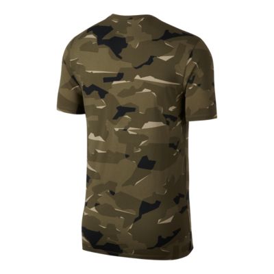 nike men's camouflage shirt
