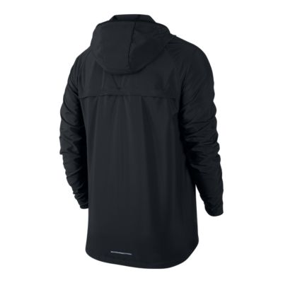 men's nike essential hooded running jacket