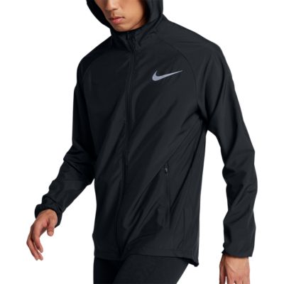 nike essential men's hooded running jacket