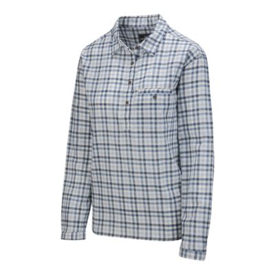 north face plaid pullover women's