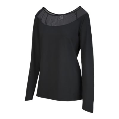 black north face long sleeve top