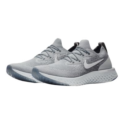 nike flyknit react grey