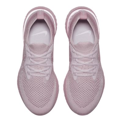 nike epic react flyknit pearl pink women's running shoe