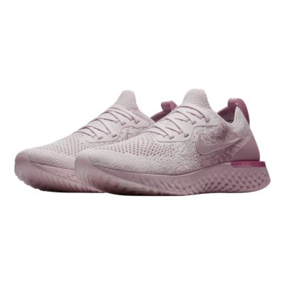 nike epic react flyknit pearl pink women's running shoe