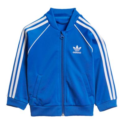 light blue adidas track top