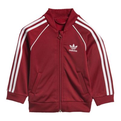 maroon adidas superstar jacket