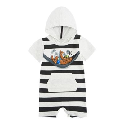 hurley baby romper