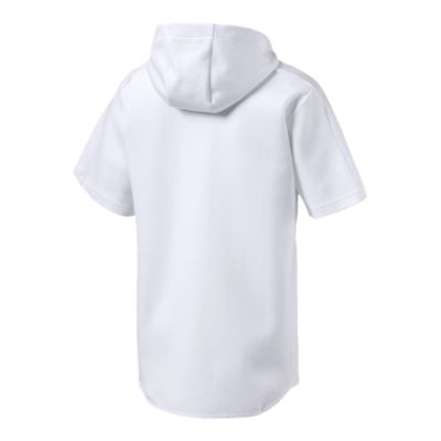 puma short sleeve hoodie