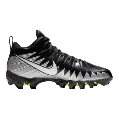 metallic football cleats