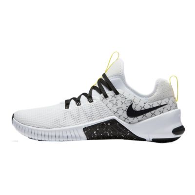 nike free x metcon white black dynamic yellow