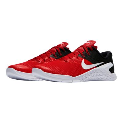 nike training red and black