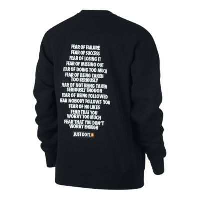 nike just do it crew sweatshirt