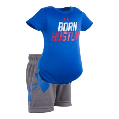 boys under armour short sets