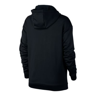 nike women's therma fleece graphic training hoodie