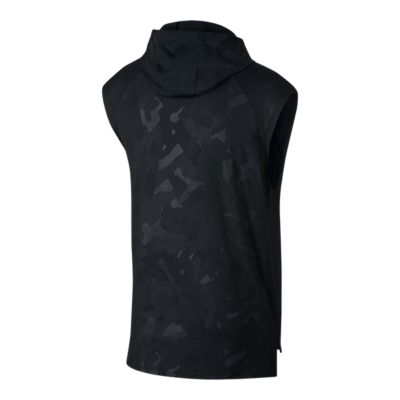 nike element sleeveless hoodie