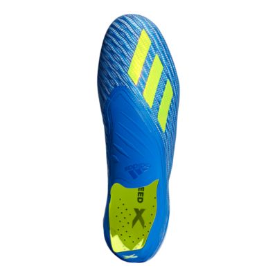adidas x 18 blue and yellow