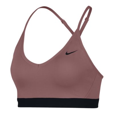 red nike sports bra