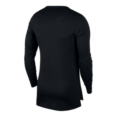 nike training utility men's long sleeve top