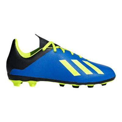 yellow soccer shoes