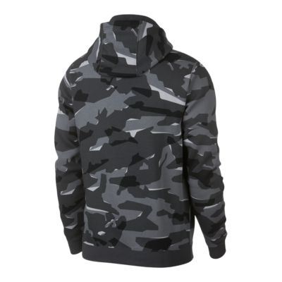 nike full zip camo hoodie mens