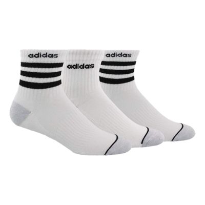 adidas white quarter socks