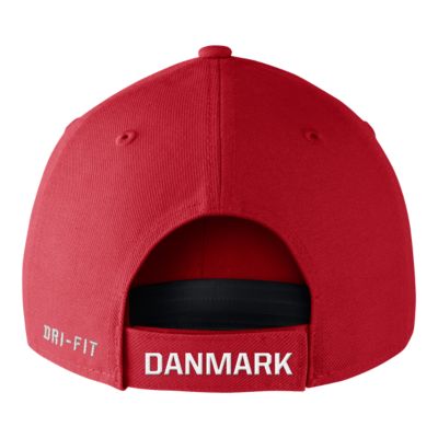 red nike dri fit hat
