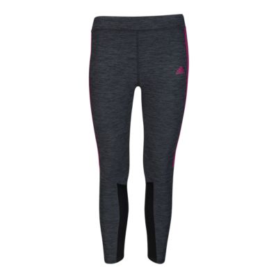 adidas girls 3 stripe leggings