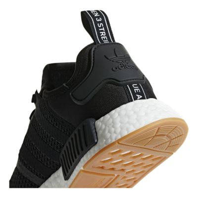 adidas black gum shoes