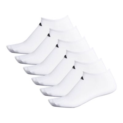 adidas men's 6 pack superlite no show socks