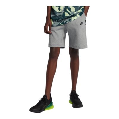 nike tech fleece shorts grey