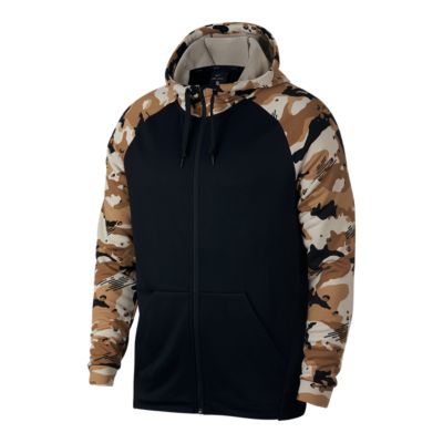 nike men's dry camo fleece hoodie