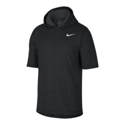 nike sideline short sleeve hoodie