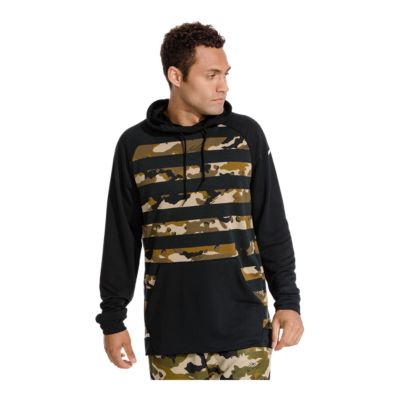 nike men's dry camo fleece hoodie