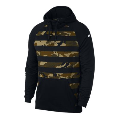 nike men's camo pullover hoodie