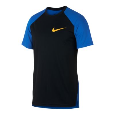 nike men's spotlight short sleeve basketball hoodie