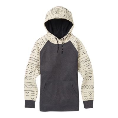 sherpa hooded pullover