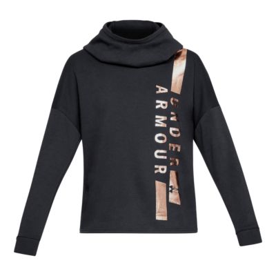 under armour hoodie women gold