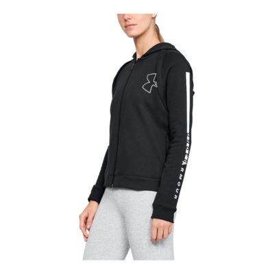 under armour women's rival fleece full zip hoodie