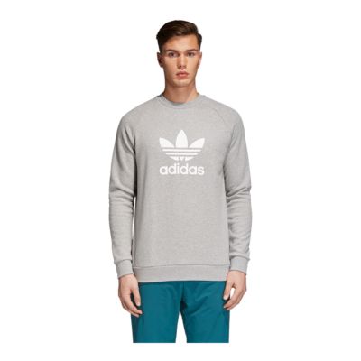 adidas men's trefoil sweatshirt