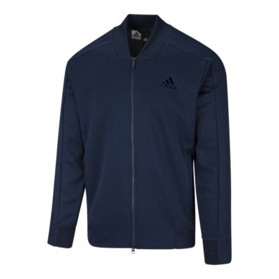 adidas men's id tracker bomber jacket
