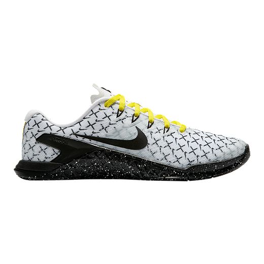 al menos Pescador Mancha Nike Women's Metcon 4 AMP Training Shoes - White/Black/Yellow | Sport Chek