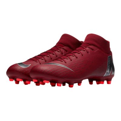 burgundy nike football cleats